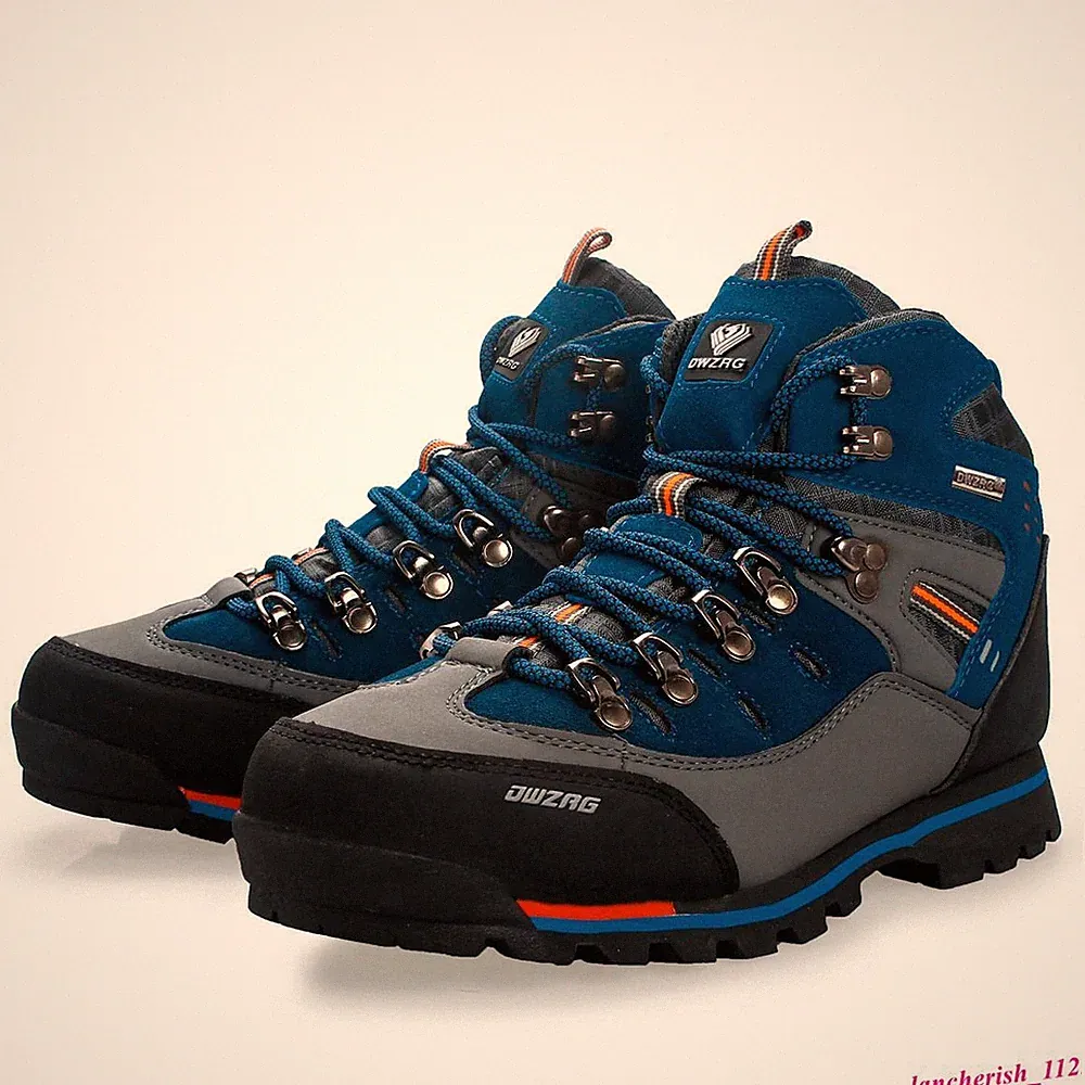 Men's Athletic Shoes Hiking Boots Climbing Sport Lace Up High Top Outdoor Casual