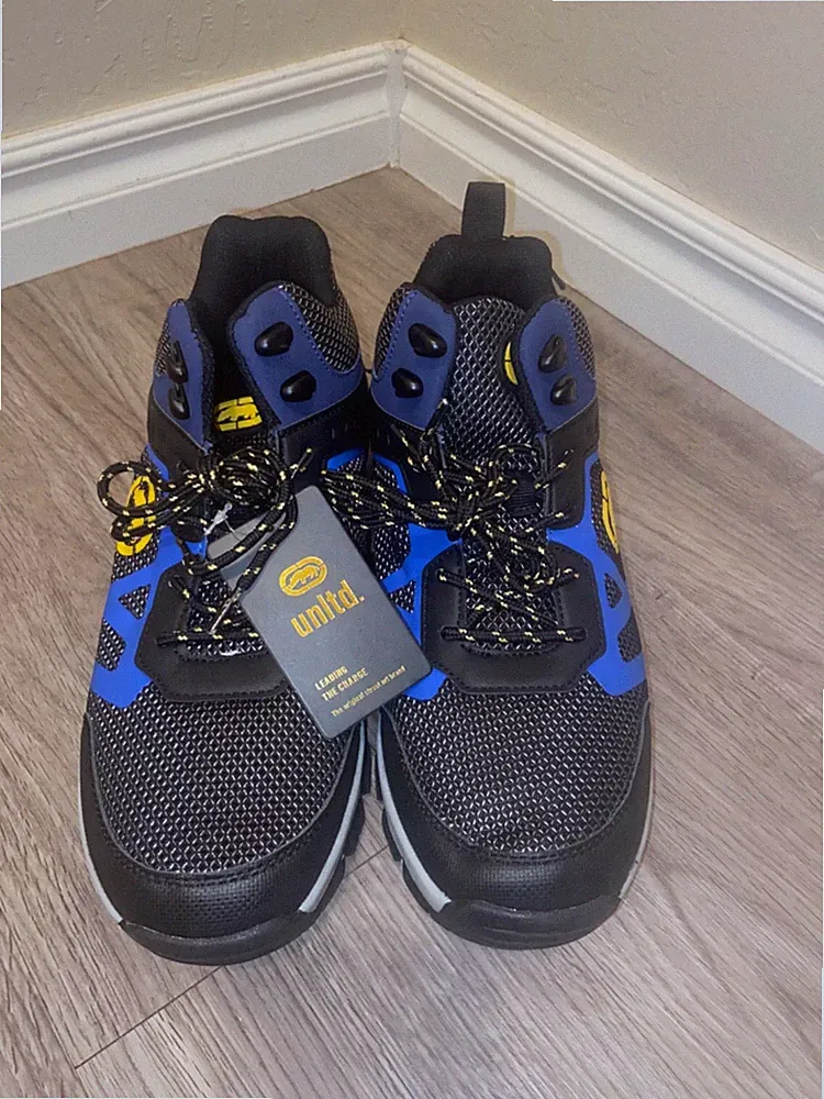 NWT ECKO UNLTD. AUTHENTIC MEN'S BLUE CASUAL HIKING BOOTS SHOES SIZE 8.5, 9 & 9.5