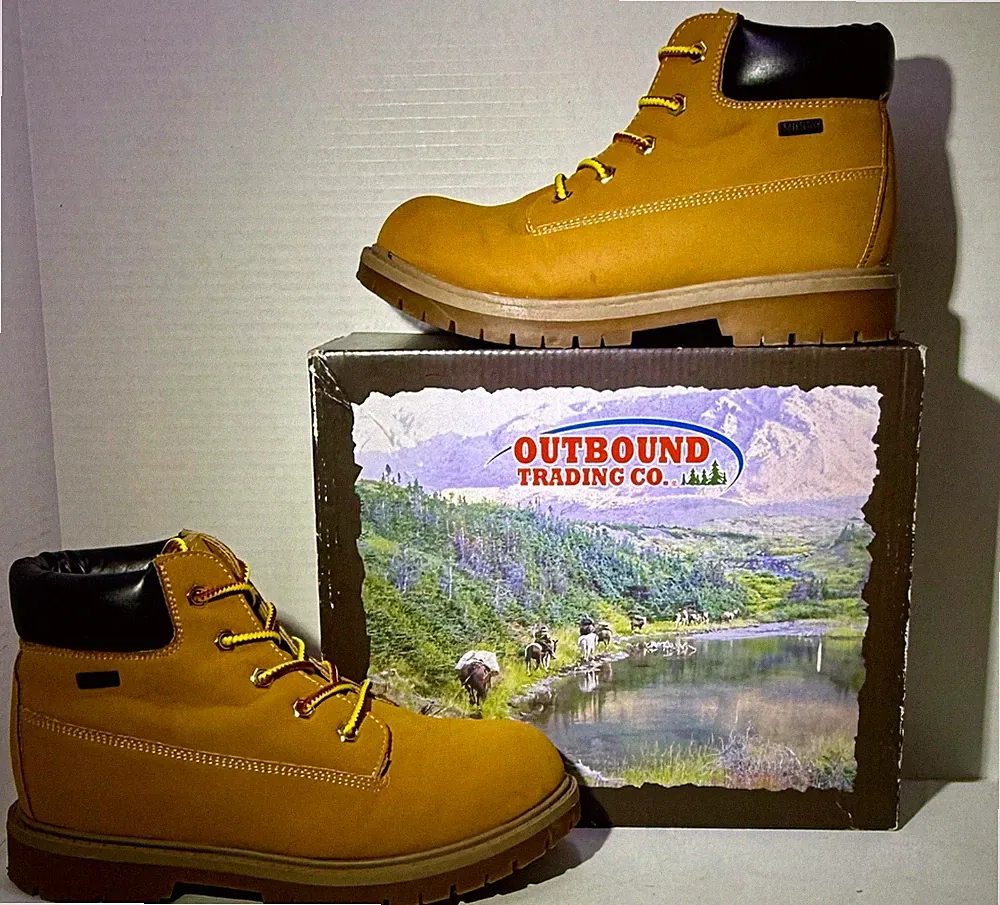 OutBound Trading Co WATERPROOF Hiking Boots Woman's Size 4M