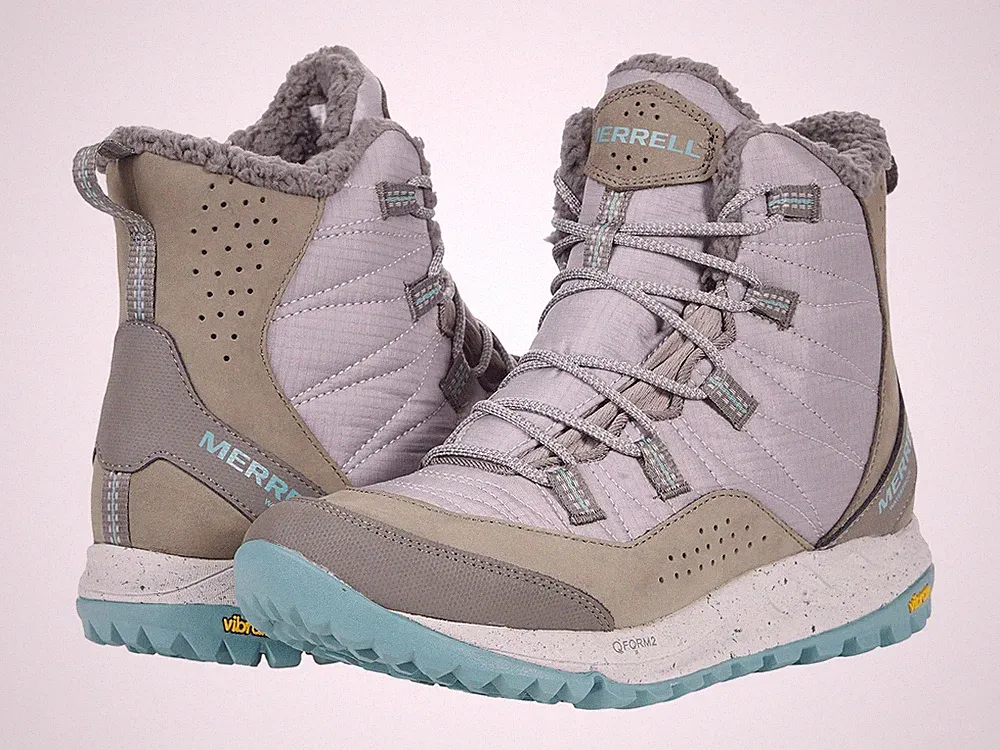 Women's Antora Sneaker Boot Wp Hiking, Paloma, 6 US